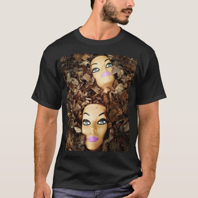 T-shirt Les visages dans la forêt (Devant)