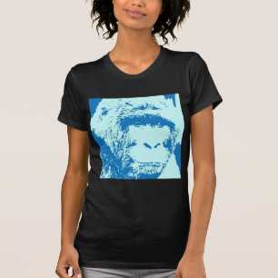 T-shirt Les visages de Gorilla Pop Art