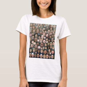 T-shirt Les visages de l'humanité