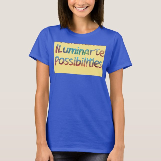 T-shirt "Les Visionnaires Illuminent Les Possibilités." (Devant)