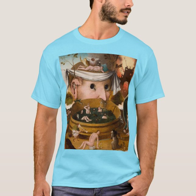 T-shirt Les Visions de Tondal, 1479 par Hieronymus Bosch (Devant)