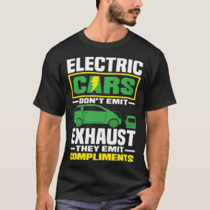 T-shirt Les voitures électriques émettent des compliments