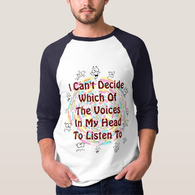 T-shirt Les voix dans ma tête (Devant)