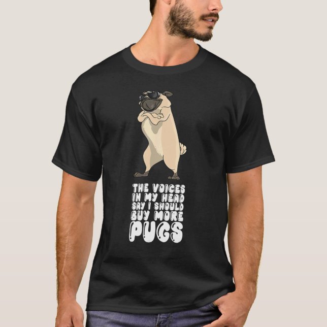 T-shirt Les voix dans ma tête disent que je devrais achete (Devant)