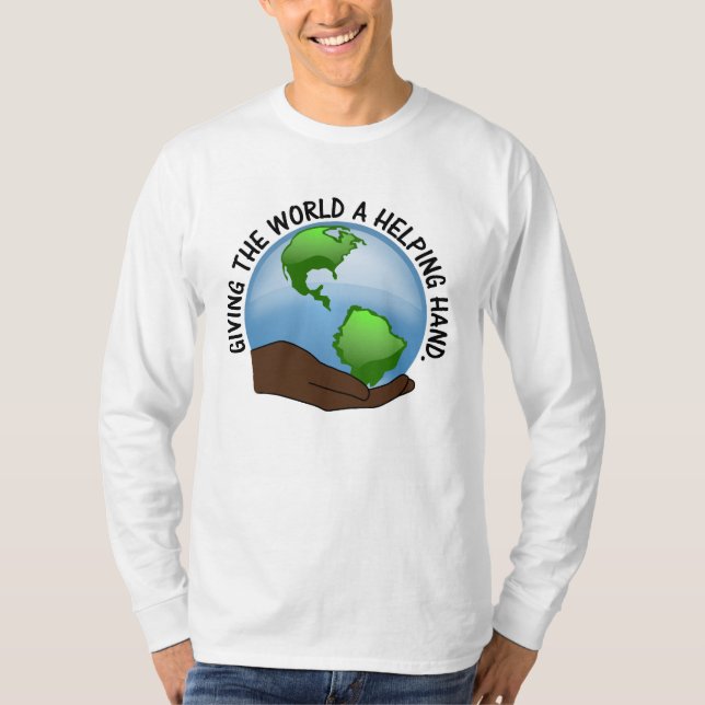 T-shirt Les volontaires sont les coups de main du monde (Devant)
