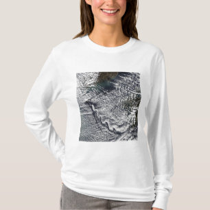 T-shirt Les vortexes de nuage outre de Cheju font, la