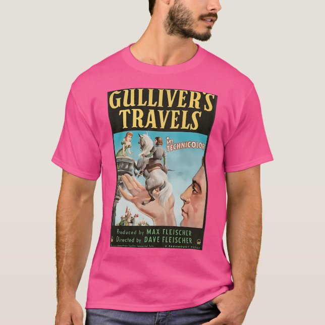 T-shirt Les Voyages De Gulliver (Devant)