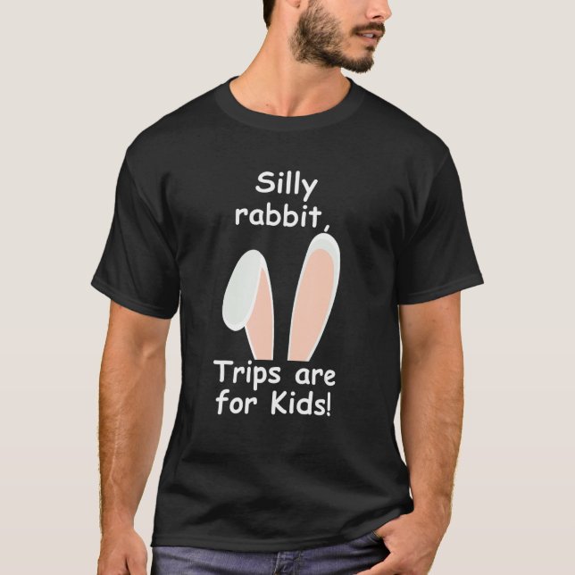 T-shirt Les Voyages Silly Rabbit Sont Pour Les Enfants (Devant)