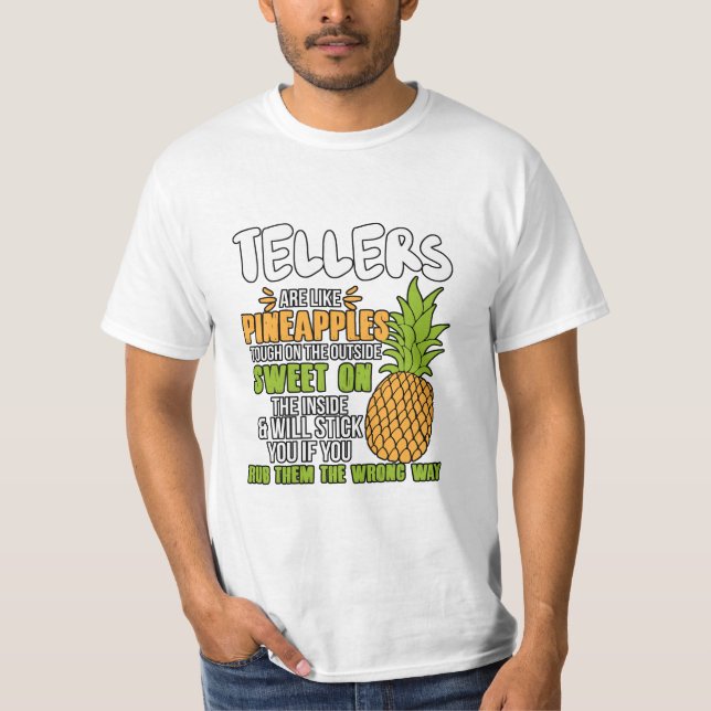 T-shirt Les Voyageurs Sont Comme Des Ananas. (Devant)