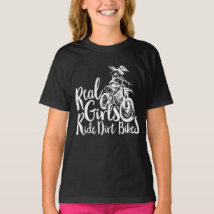 T-shirt Les vraies filles font du vélo en direct un cadeau