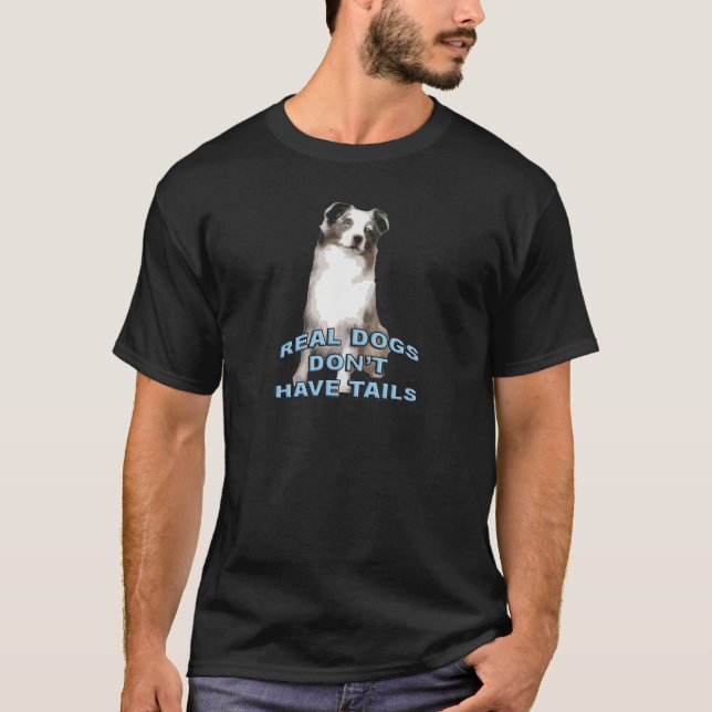 T-shirt Les vrais Chiens n'ont pas de sentiers (Devant)