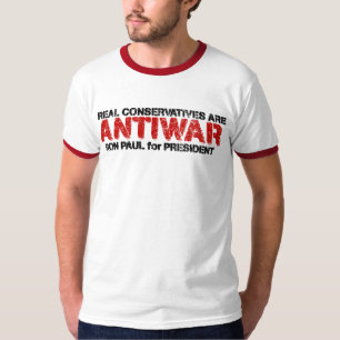 T-shirt Les vrais conservateurs sont pacifistes