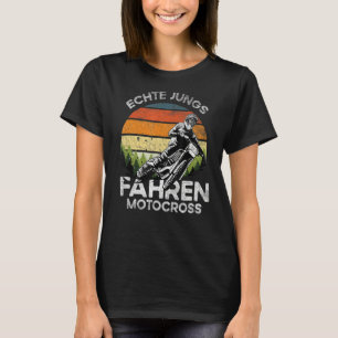 T-shirt Les Vrais Gars Ride Motocross Tous Les Ventilateur