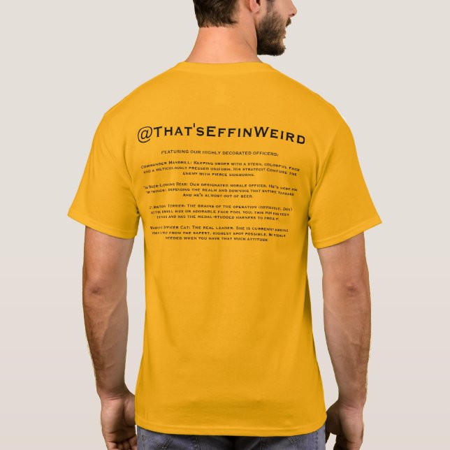 T-shirt Les Vrais Héros  (Dos)
