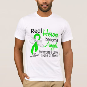 T-shirt Les vrais héros deviennent dystrophie musculaire