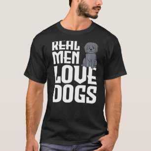 T-shirt Les vrais Hommes Aiment Les Chiens Allemand Berger