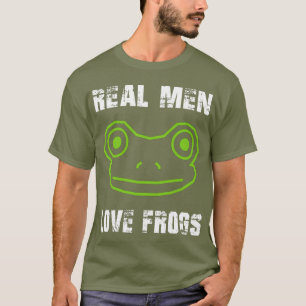 T-shirt Les vrais hommes aiment les grenouillesT-shirt