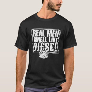 T-shirt Les vrais hommes de camionneur mécanicien agricult