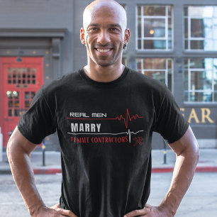 T-shirt Les vrais hommes épousent des femmes entrepreneurs