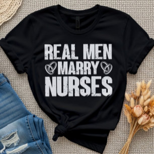 T-shirt Les vrais hommes épouser les infirmières pédiatriq