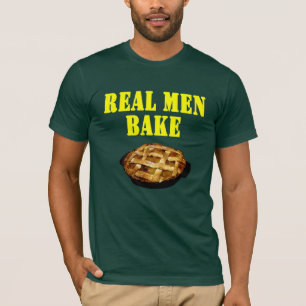 T-shirt Les vrais hommes font cuire au four
