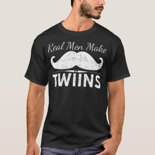 T-shirt Les vrais Hommes Font Des Jumeaux Drôle Jumeaux Pa