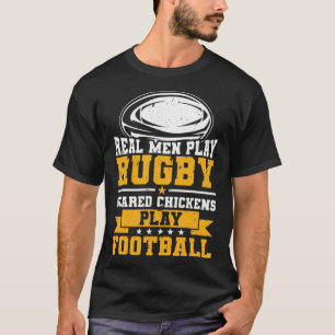 T-shirt Les vrais hommes jouent au rugby Joueurs 2