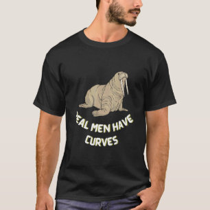 T-shirt Les vrais hommes ont des courbes papa design