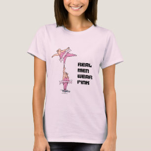 T-shirt Les vrais Hommes Portent Une Chemise De Ballet Tut