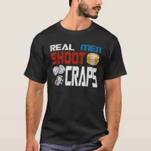 T-shirt Les vrais Hommes Tirent Des Pièges Drôle Jeux Las