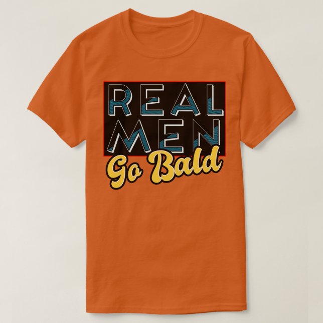 T-shirt Les vrais hommes vont chauds (Design devant)