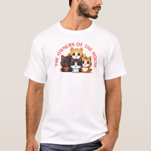 T-shirt Les vrais propriétaires de la maison - Drôle anima