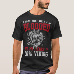 T-shirt Les vrais vikings viennent à Valhalla et n'ont pas