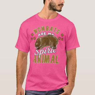 T-shirt Les Wombats sont mon esprit animal