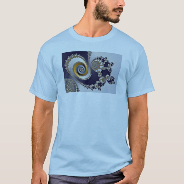 T-shirt Les yeux dans le ciel - Fractal (Devant)