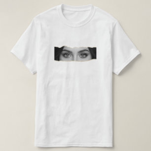 T-shirt Les yeux ne mentent jamais Nom personnalisé et yeu