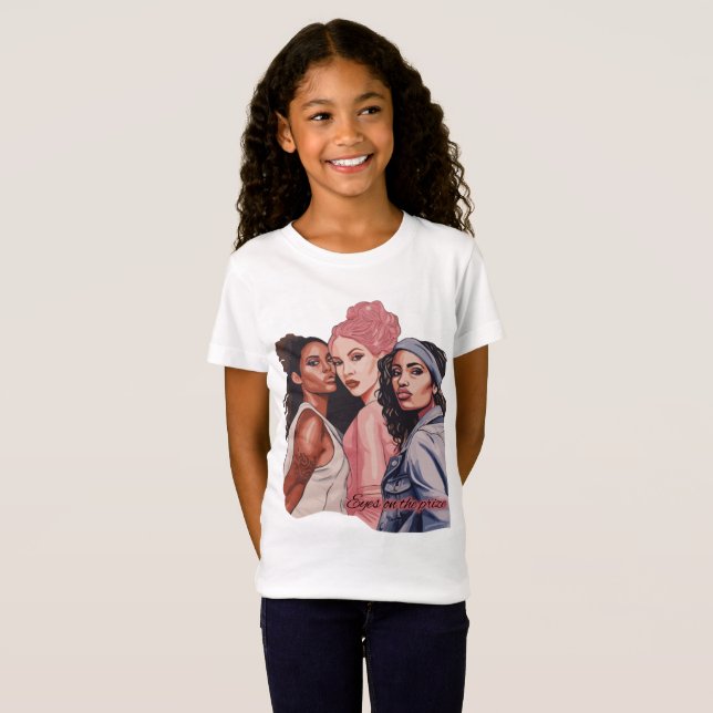 T-Shirt Les yeux sur le prix (Devant entier)