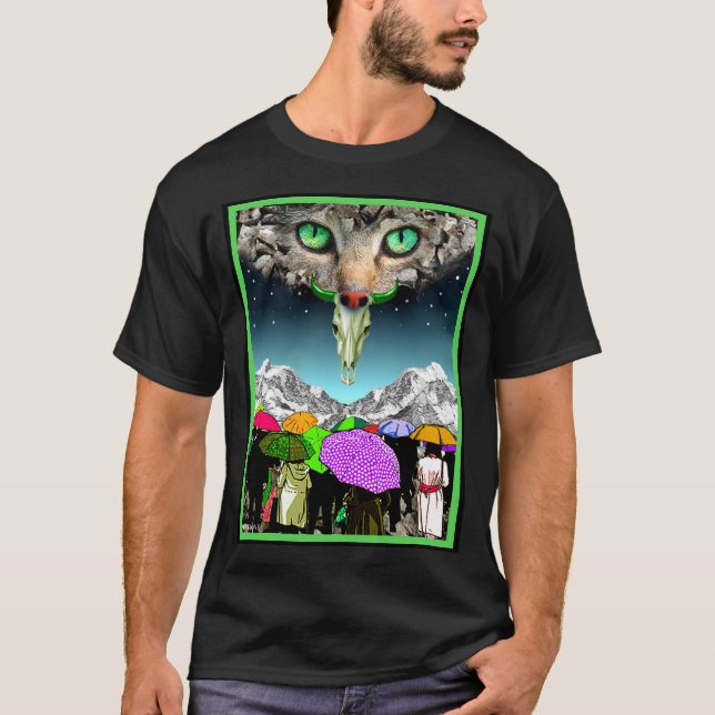 T-shirt Les Yeux verts du ciel (Devant)