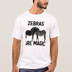 T-shirt Les Zèbres Zèbres sont Magic Zèbre Safari Voyage S