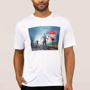 T-shirt Les zombies aux yeux lumineux de SlipperyJoe pour