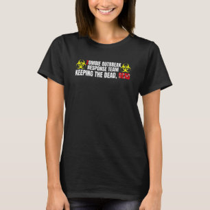 T-shirt Les zombies détestent la restauration rapide, des
