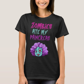 T-shirt Les Zombies Ont Mangé Mon Pancréas T1d Diabète De 
