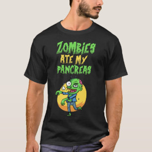 T-shirt Les Zombies Ont Mangé Mon Pancréas T1d Diabète De 