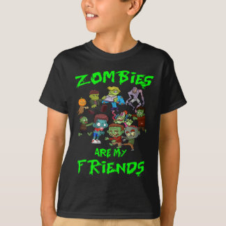 T-shirt Les zombies sont mes amis Halloween