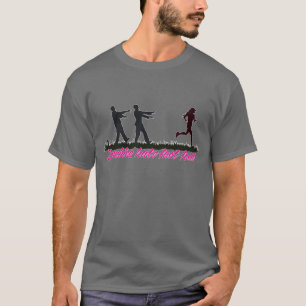 T-shirt Les zombis détestent les aliments de préparation