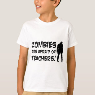 T-shirt Les zombis ont peur des professeurs