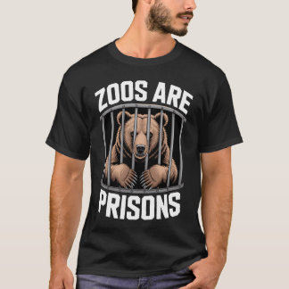 T-shirt Les zoos sont des prisons Déclaration de libératio
