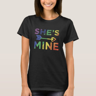 T-shirt Lesbian Couple She's Mine Matching LGBT Pride