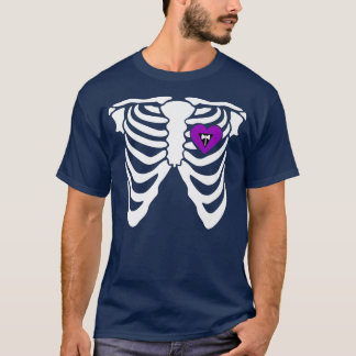T-shirt Lesbian Labrys Gay Skeleton identité sexuelle Nonb