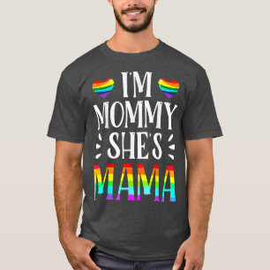 T-shirt Lesbian Maman Gay pride cadeau Je suis maman Elle